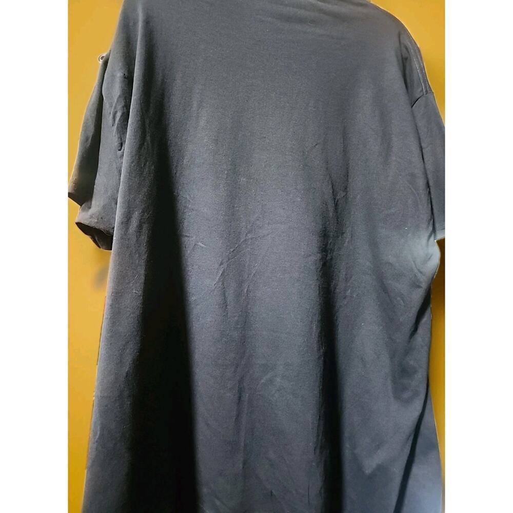 Hybrid Apparel Shirt Short Sleeve Savage Blue‎ Skull Los Angeles Sz L A130 New - Picture 3 of 5